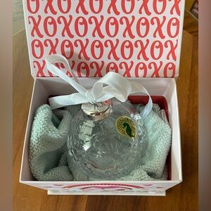 *EUC* WATERFORD 2001 Times Square Crystal Ornament-Hope for Abundance-10” X 3.5”